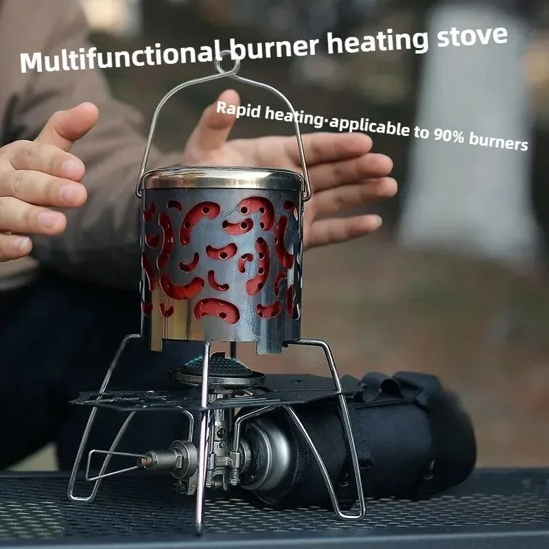 Responsible Stainless Steel Camping Fire Hood – Portable Outdoor Heater Multifunctional Burner Cover for Safe Heating Sustainable