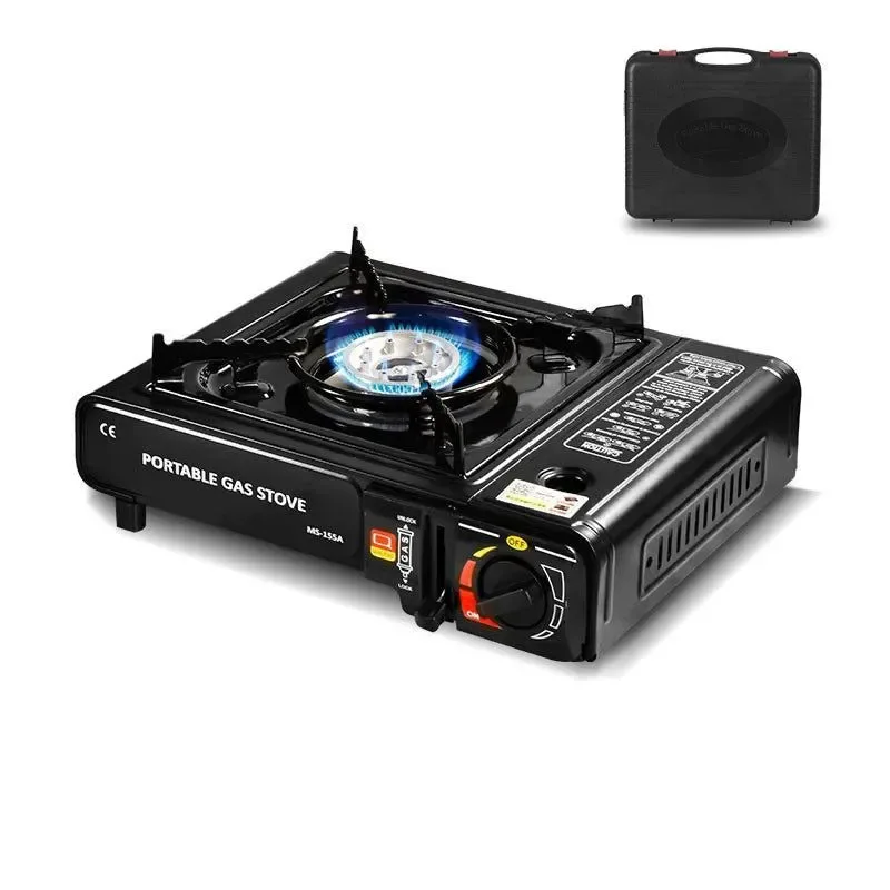Comfortable Portable Magnetic Card Stove for Camping – Compact Gas Stove with Ignition for Outdoor Cooking Hotpot Sophisticated