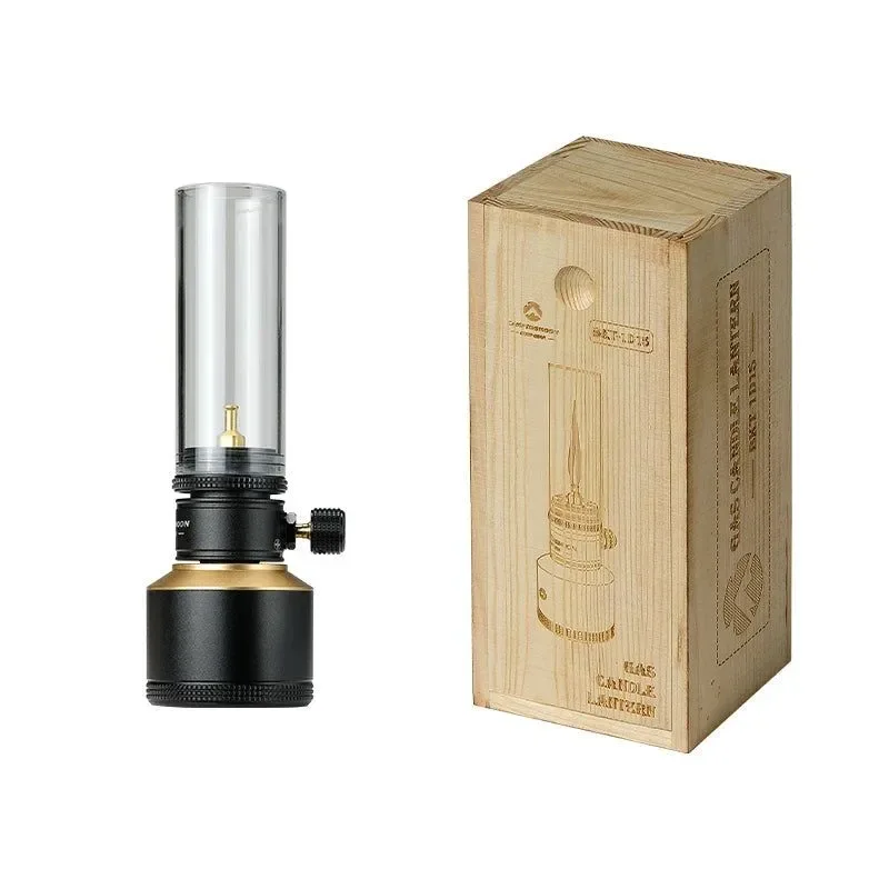 User-Friendly Inflatable Aluminum Camping Lantern – Portable LED Atmosphere Light for Outdoor BBQ Glamping Emergency Use 2 Sizes Convenient