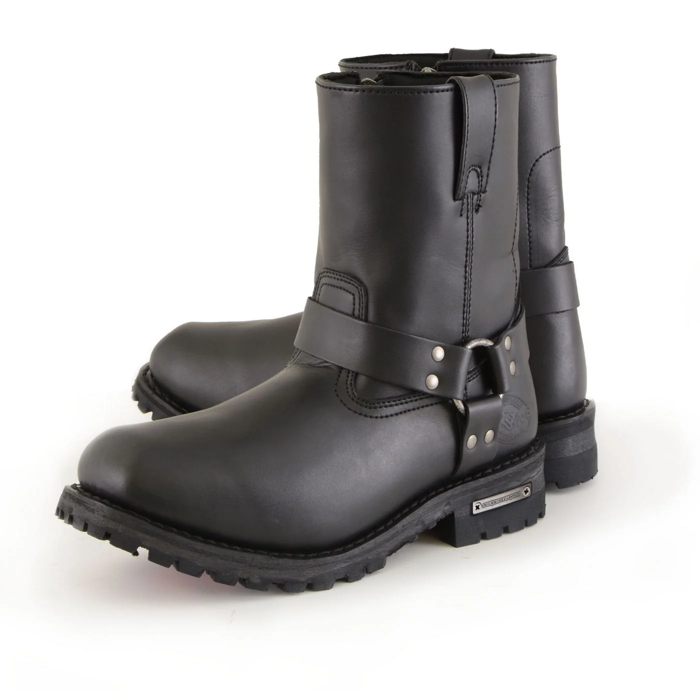 Carefully Designed Milwaukee Leather Men’s Outback Harness Motorcycle Boots – Full Grain Leather Riding Boots – MBM9068 Convenient