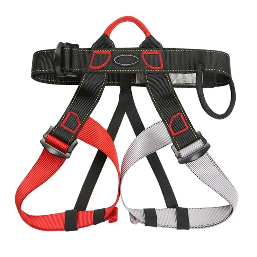 Versatile Professional Rock Climbing Harness – Adjustable Half Body Safety Belt for Mountaineering Aerial Work High-End
