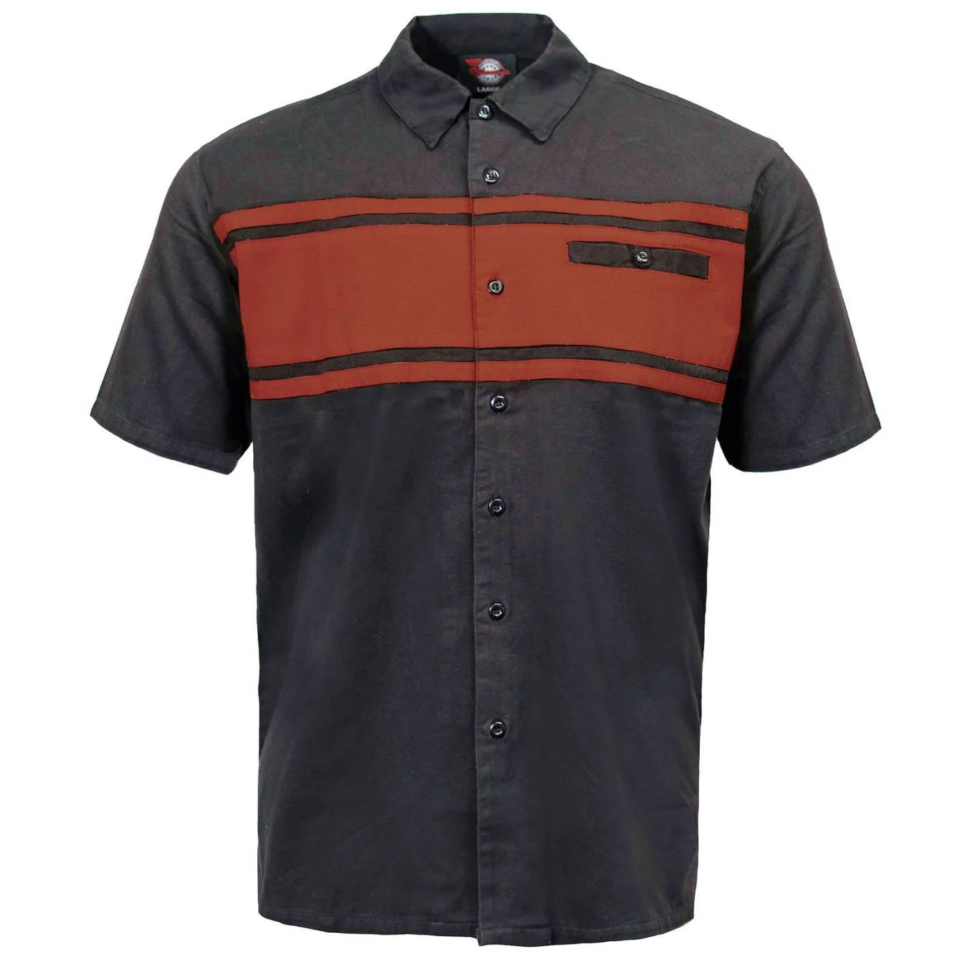 Functional MMCC Men’s Gear Head Grey Texas Orange Mechanic Shirt – Microfiber Panel – MMC16021MMCC Gear Head Mechanic Shirt Sustainable