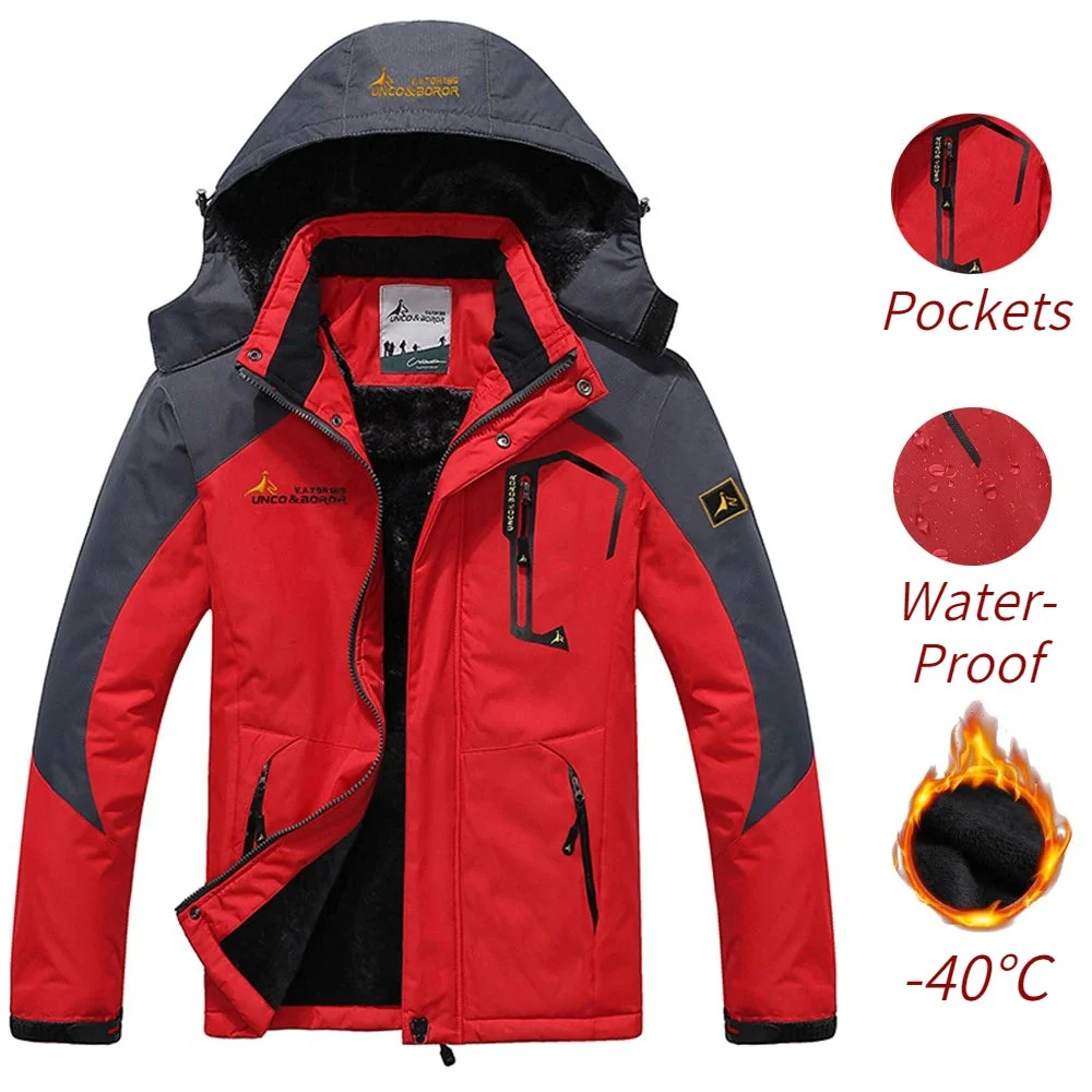 Authentic Men s Winter Parka Jacket – Thick Warm Windproof Military Style Coat for Cold Weather Flexible