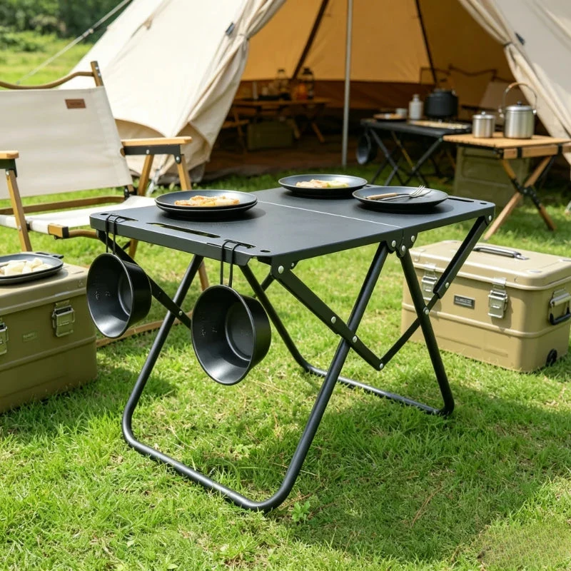 Relaxed Foldable Camping Picnic Table Lightweight Portable 2.1kg Expertly Made