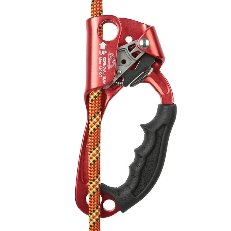 Fine Crafted Dispositivo de ascenso manual profesional SRT para escalada en roca al aire libre con mango de montañismo herramientas de cuerda para escalada para mano izquierda y derecha. Next-Generation