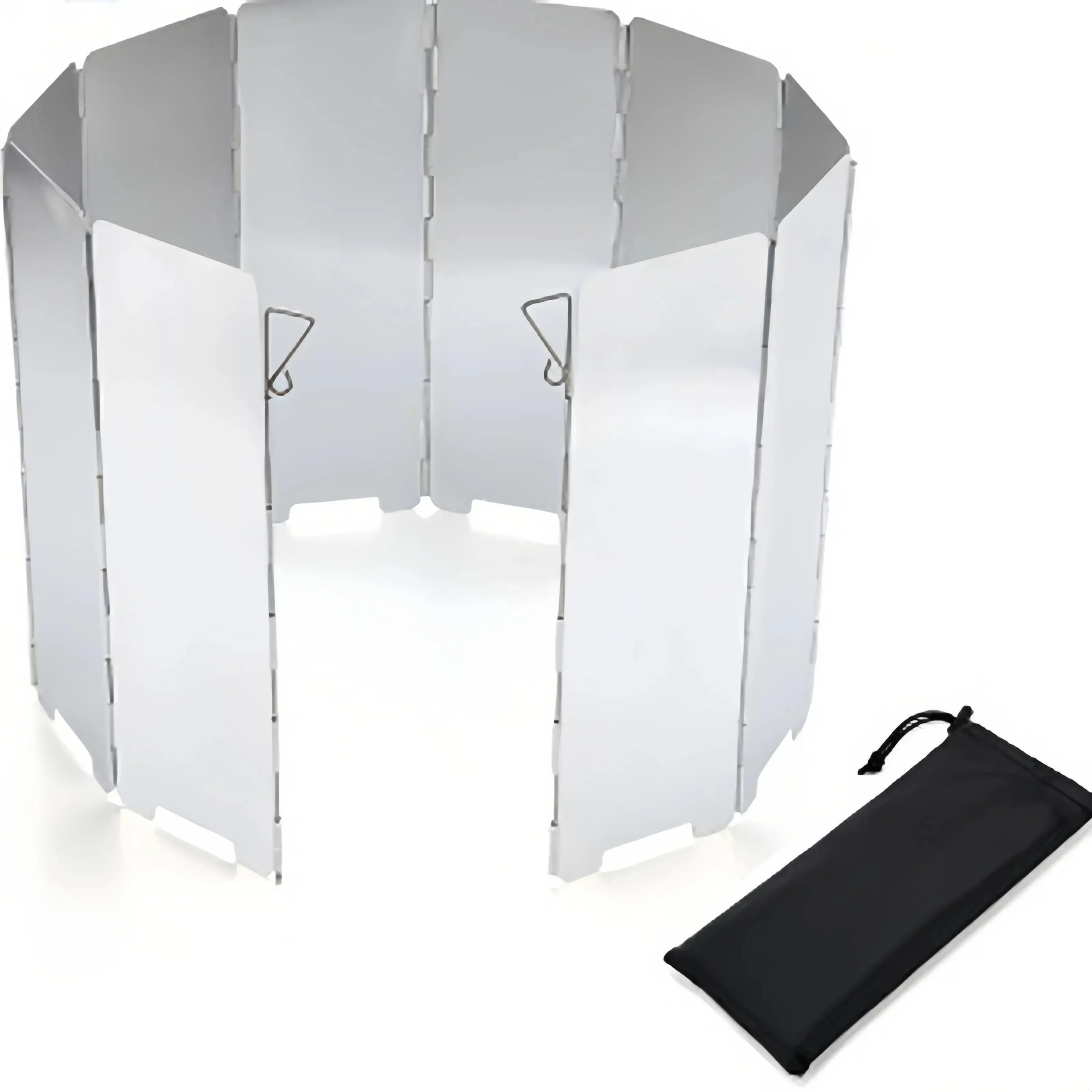 Fine Crafted Protector contra el viento de aleación de aluminio para estufa de gas para acampar al aire libre Traditional