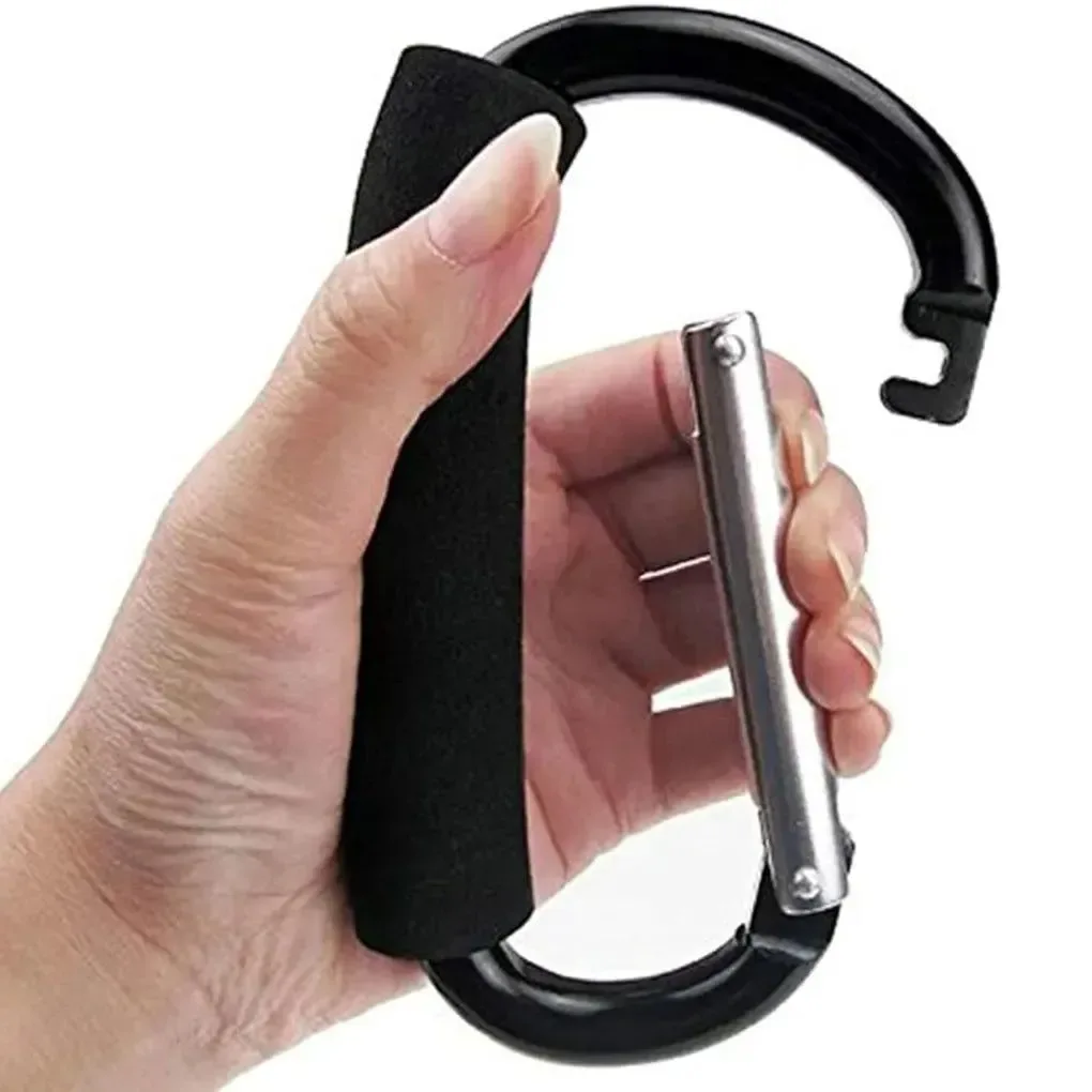 Classic Mosquetón de aluminio multifuncional con tornillo para colgar y transportar de forma versátil. Fashionable
