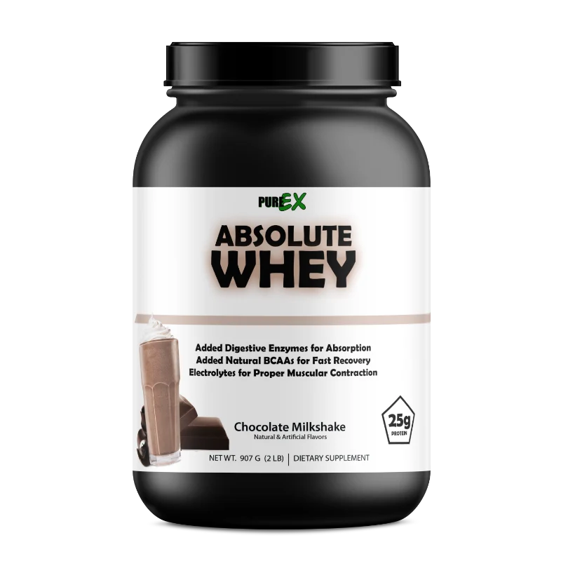 Smart PureEx Absolute Whey Protein – 25g Protein per Serving Chocolate Milkshake Flavor Expertly Made