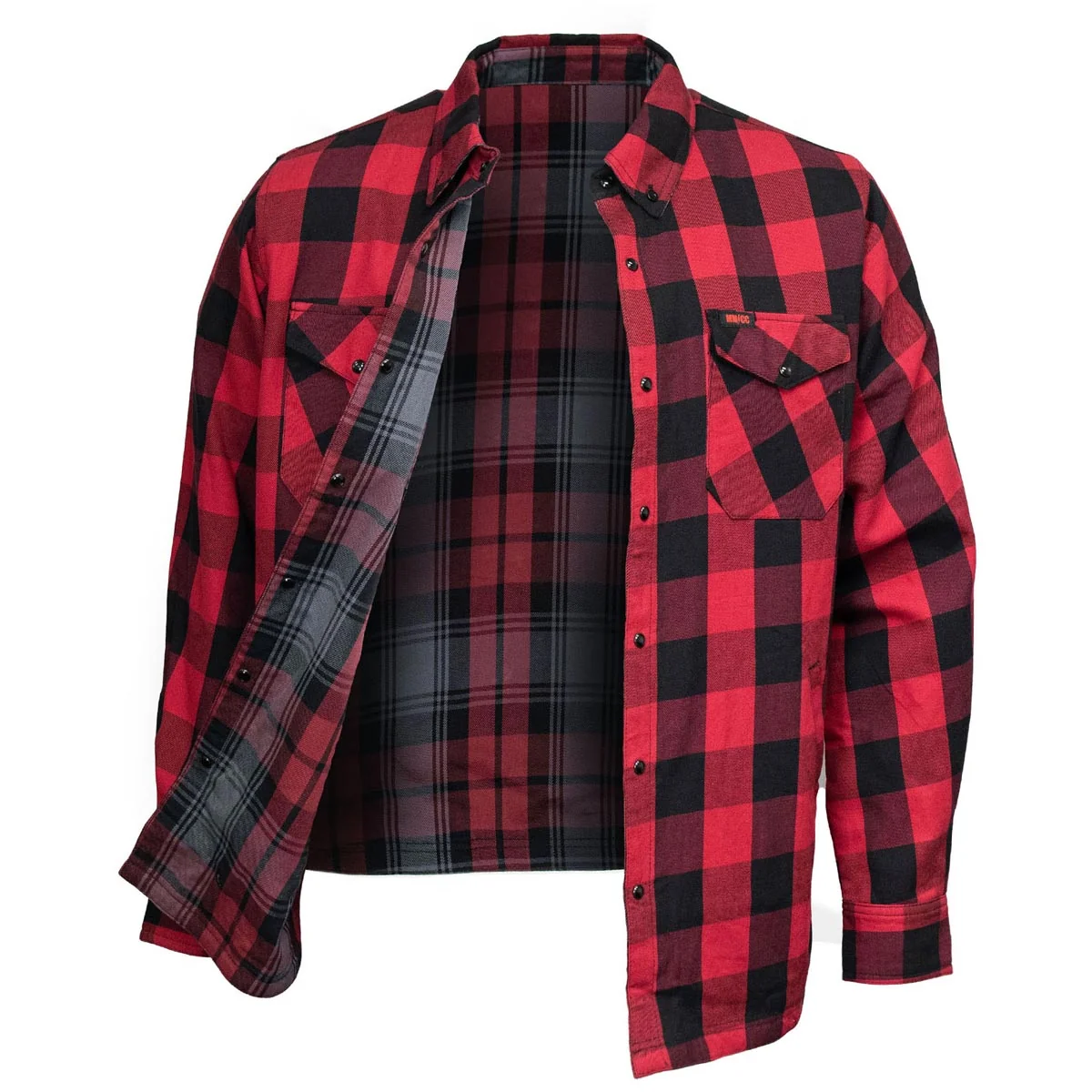 Quality MMCC Men’s Ricochet Cotton Reversible Flannel Shirt – MNG11803 Refined