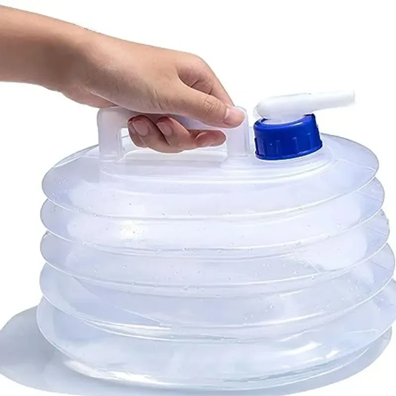 High-Grade Cubo plegable portátil para almacenar agua una solución versátil para emergencias en exteriores Official