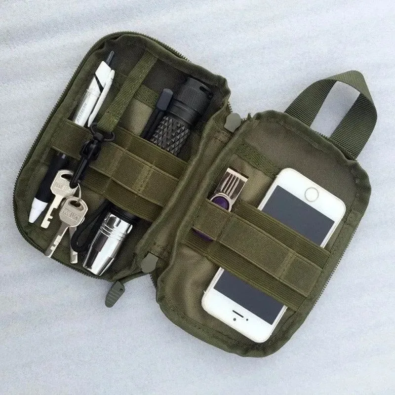 Exceptional Bolsa táctica militar EDC Molle pequeña riñonera médica para senderismo y caza funda para teléfono móvil bolsas deportivas para exteriores del ejército Top-Quality