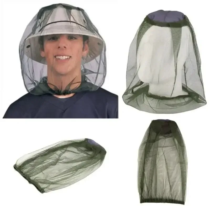 Fine Sombrero con mosquitera para viajes al aire libre y camping protección contra insectos bichos y abejas Smooth