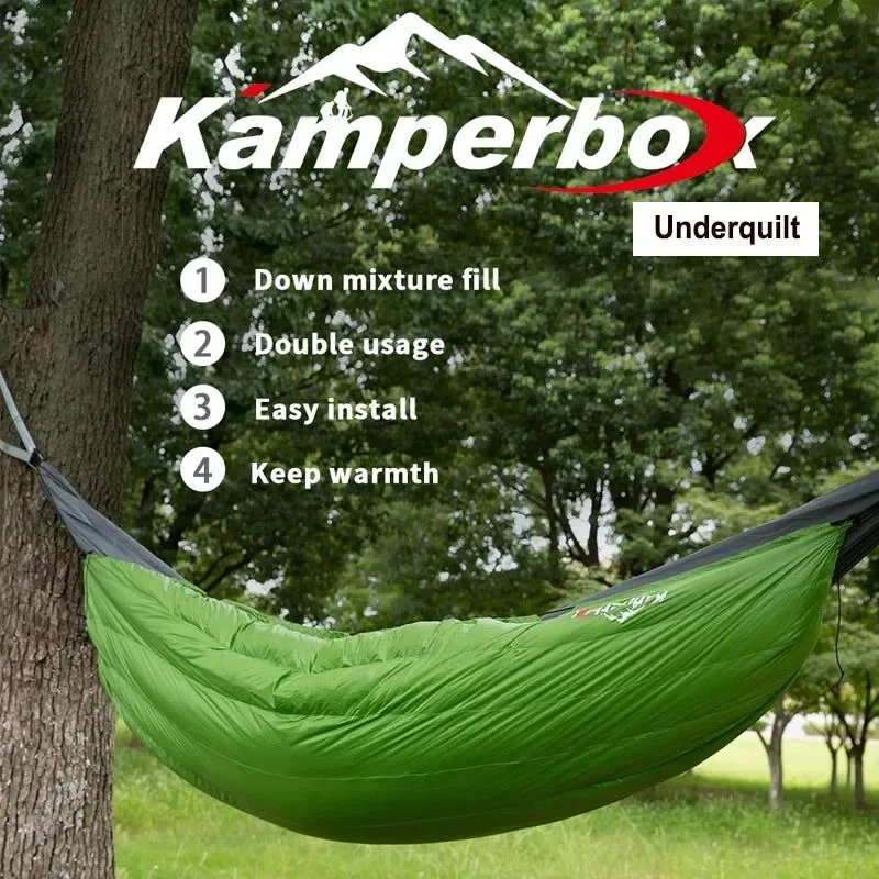 Fashionable Saco de dormir híbrido Underquilt Plumón – Saco de dormir acolchado para camping Excellent