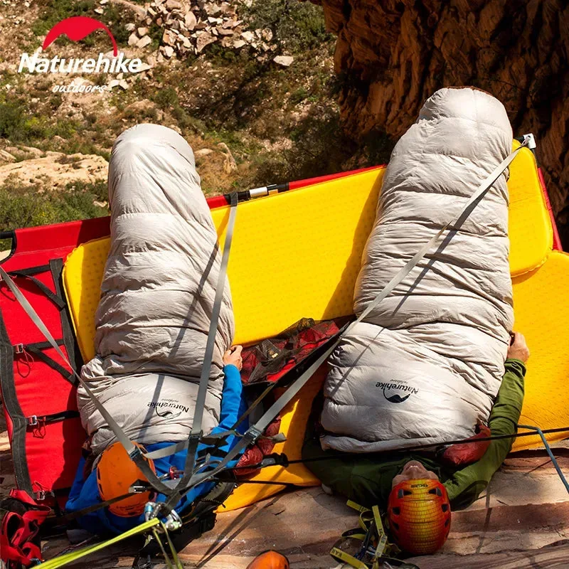 First-Class Saco de dormir momia portátil 20D para acampar al aire libre – Nuevo saco de dormir para senderismo de invierno plumón de pato ultraligero de 650 FP High-Grade