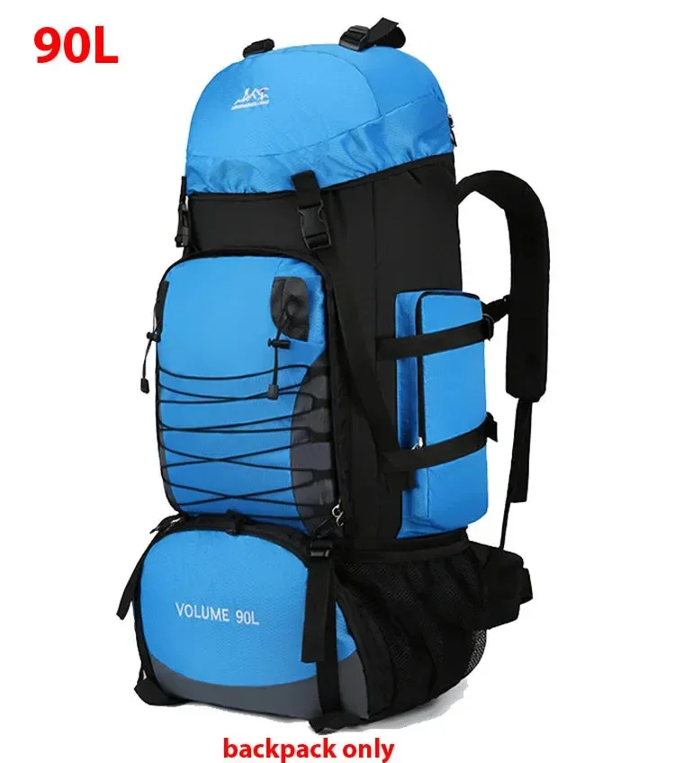 Crafted Mochila grande de camping de 80 90 l bolsa versátil para viajes y senderismo para hombres y mujeres. Artisan