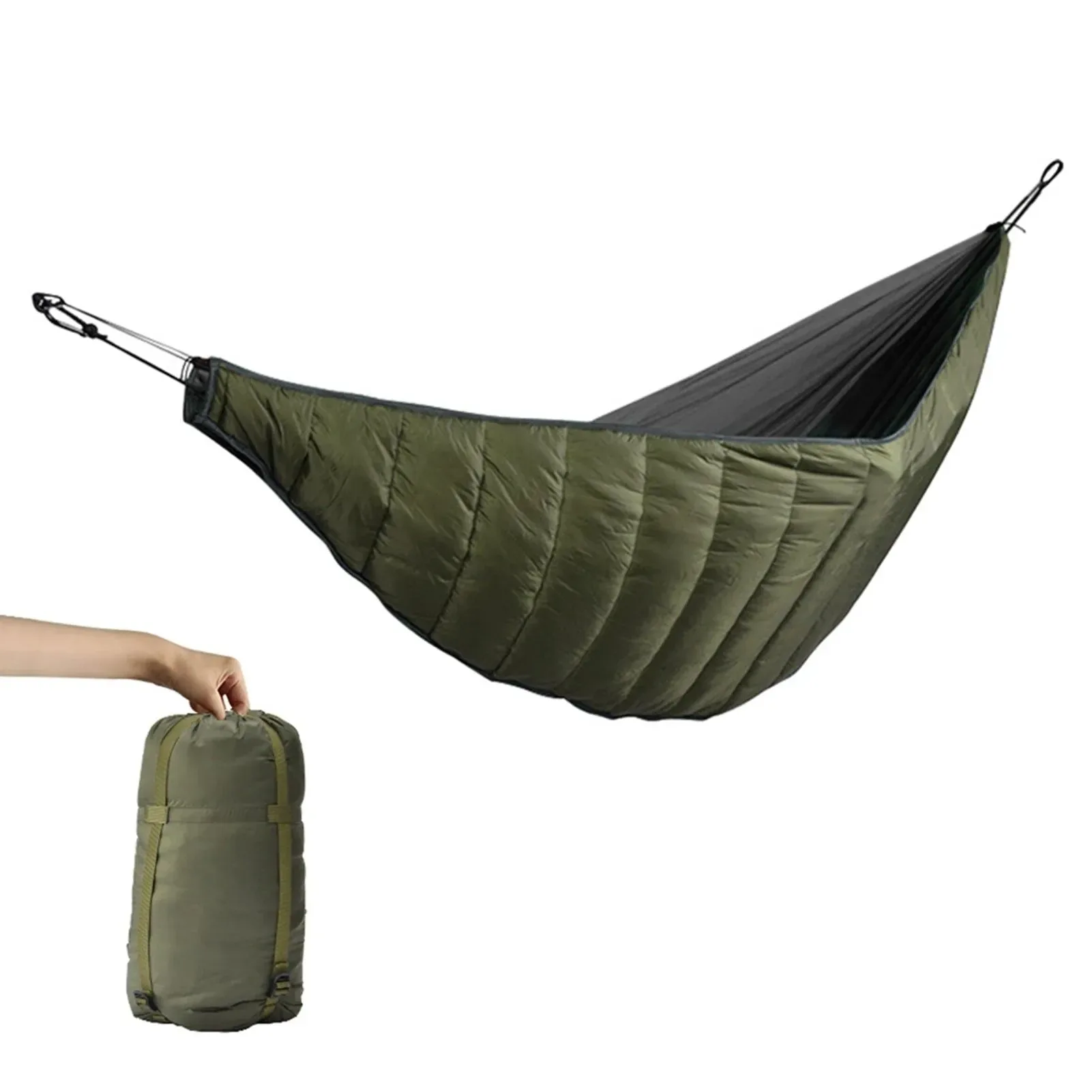 High-Grade Hamaca y saco de dormir de algodón portátil para acampar multifuncional para actividades al aire libre. Lightweight