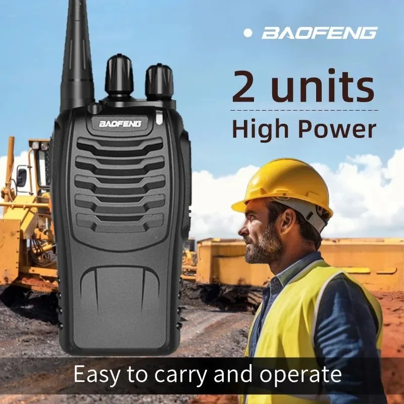 Specialty Walkie-talkie UHF BF-888S 2 piezas alta potencia canal 16 linterna radio bidireccional portátil para juguetes infantiles. Fashionable