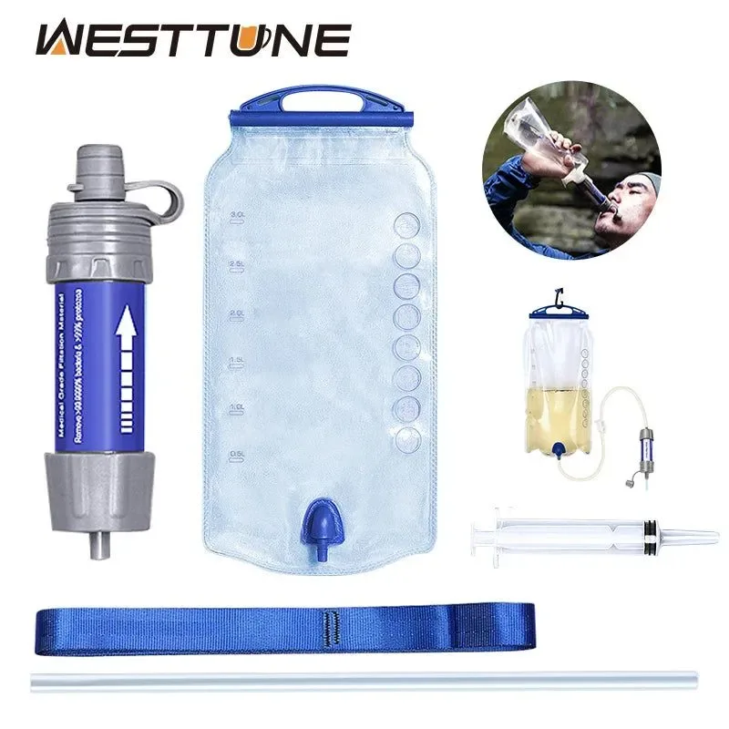 Superior Filtro de agua purificador para exteriores equipo esencial para acampar purificador de agua para supervivencia y emergencias. Specialty