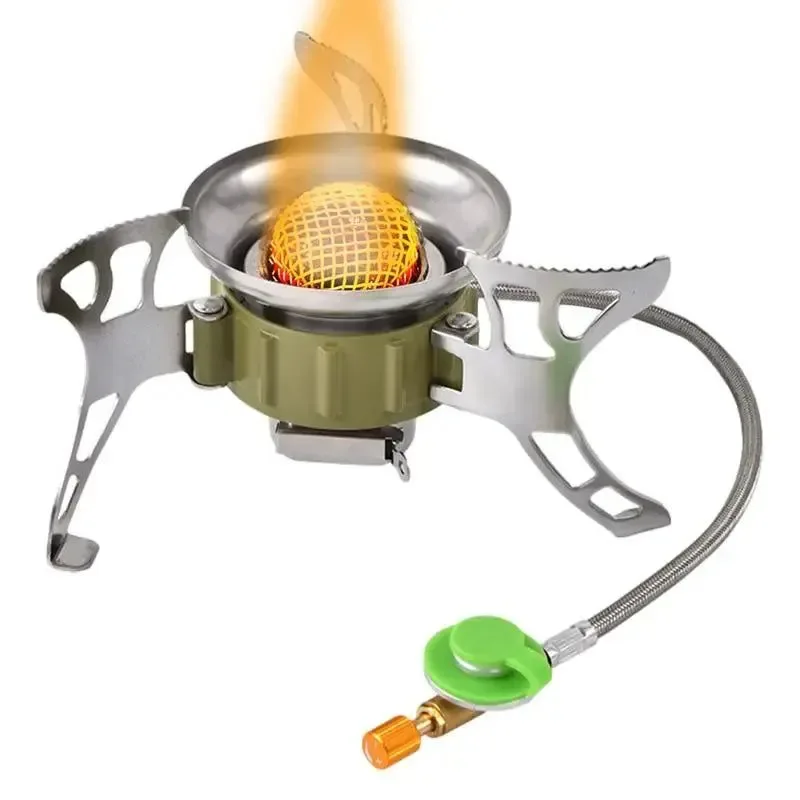 Proven Horno multifuncional a prueba de viento BRS-15B Estufa de propano para camping de 1400-2900 W Estufa de gas plegable para picnics y senderismo al aire libre Elegant