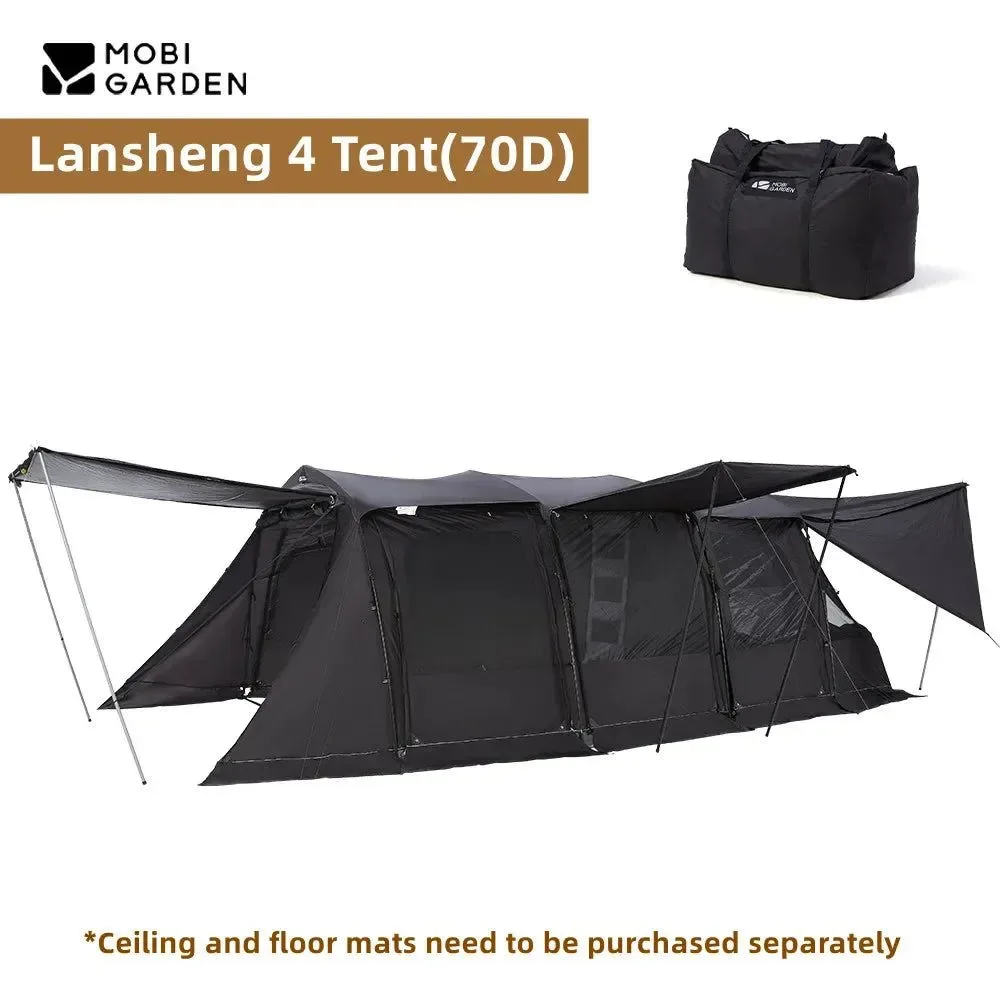 Trendy Tienda de campaña para exteriores – LanSheng 4 Tunnel Tent Luxury