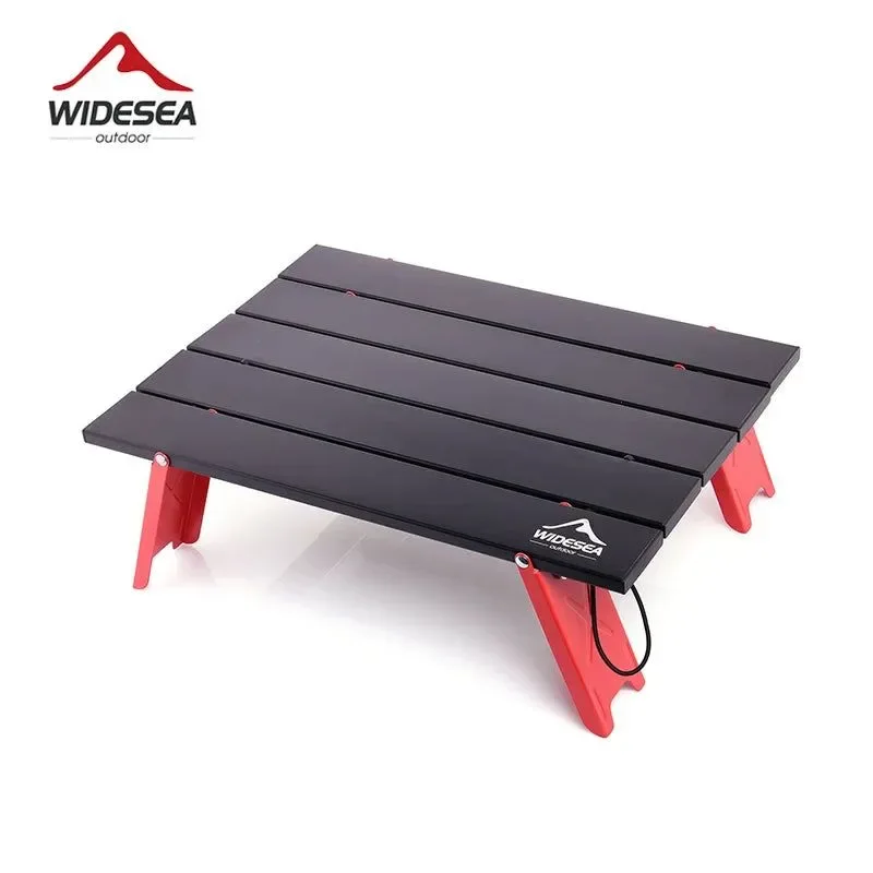 Dependable Mini mesa de camping plegable portátil mesa ultraligera para picnics al aire libre barbacoas excursiones y como escritorio de cama. Official