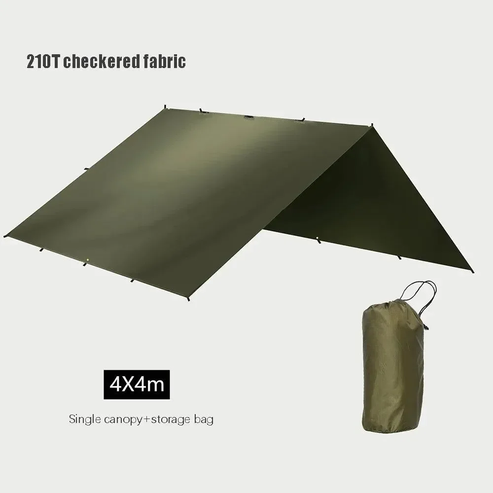 Trusted Tienda de campaña impermeable de lona de 4 x 4 m 4 x 3 m y 3 x 3 m con protección UV para acampar al aire libre senderismo mochilerismo y refugio solar. Dependable