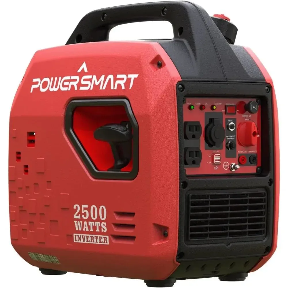 Durable Generador inversor portátil súper silencioso de 2500 vatios ligero y de alto consumo de combustible. Acerca de este artículo Functional