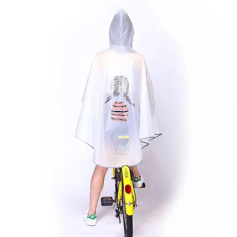 Eco-Friendly Poncho de ciclismo con capucha de alta calidad para hombre y mujer resistente al viento y al agua. Superior