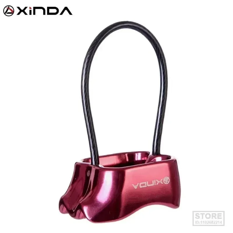 Smooth Dispositivo de seguridad profesional Rappel ATC Descensor de aluminio de 25 kN para escalada en roca acampada y senderismo High-Grade