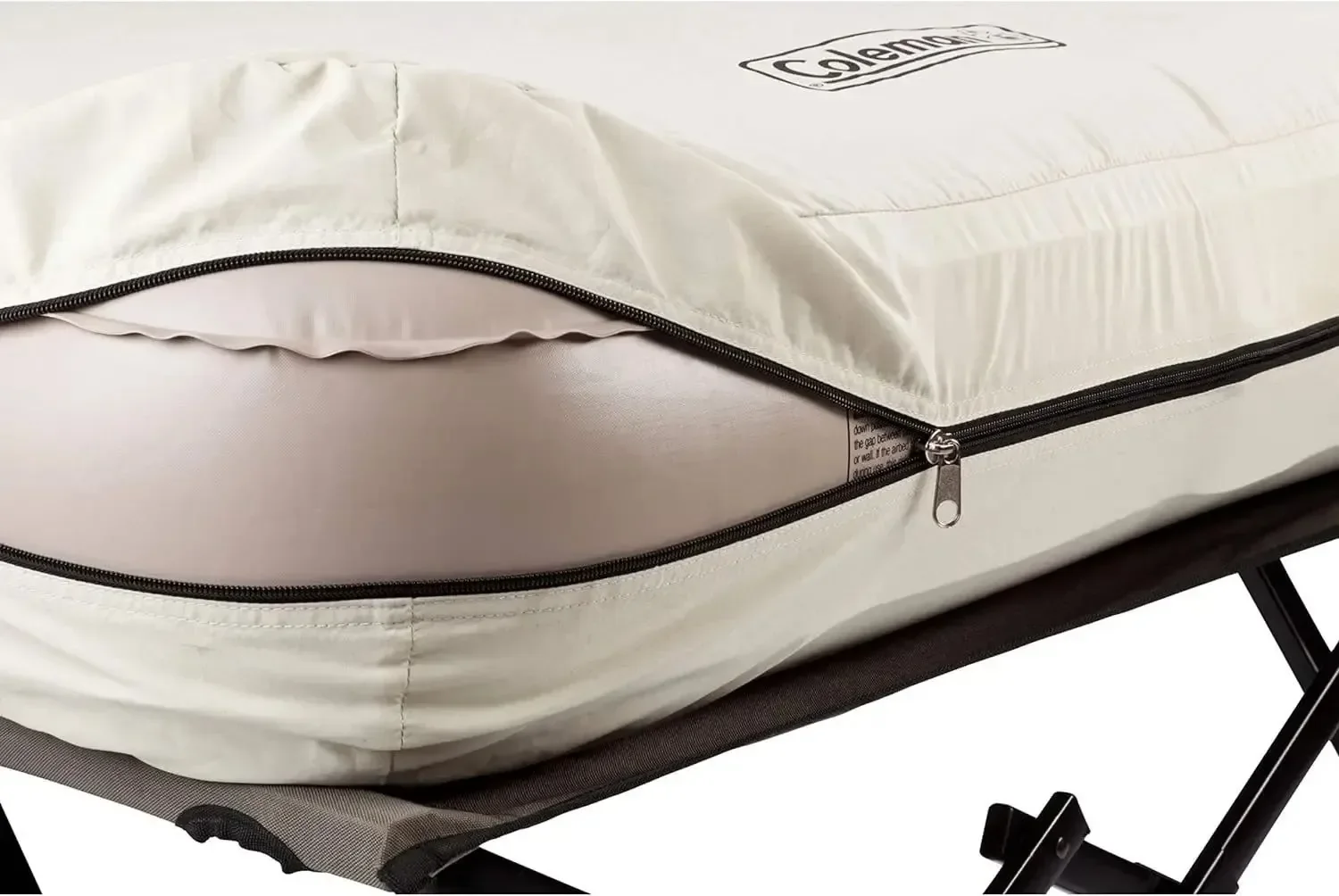 Prestigious Combo de catre de camping Coleman catre plegable colchón inflable mesa auxiliar y bomba para acampar cómodamente Organic