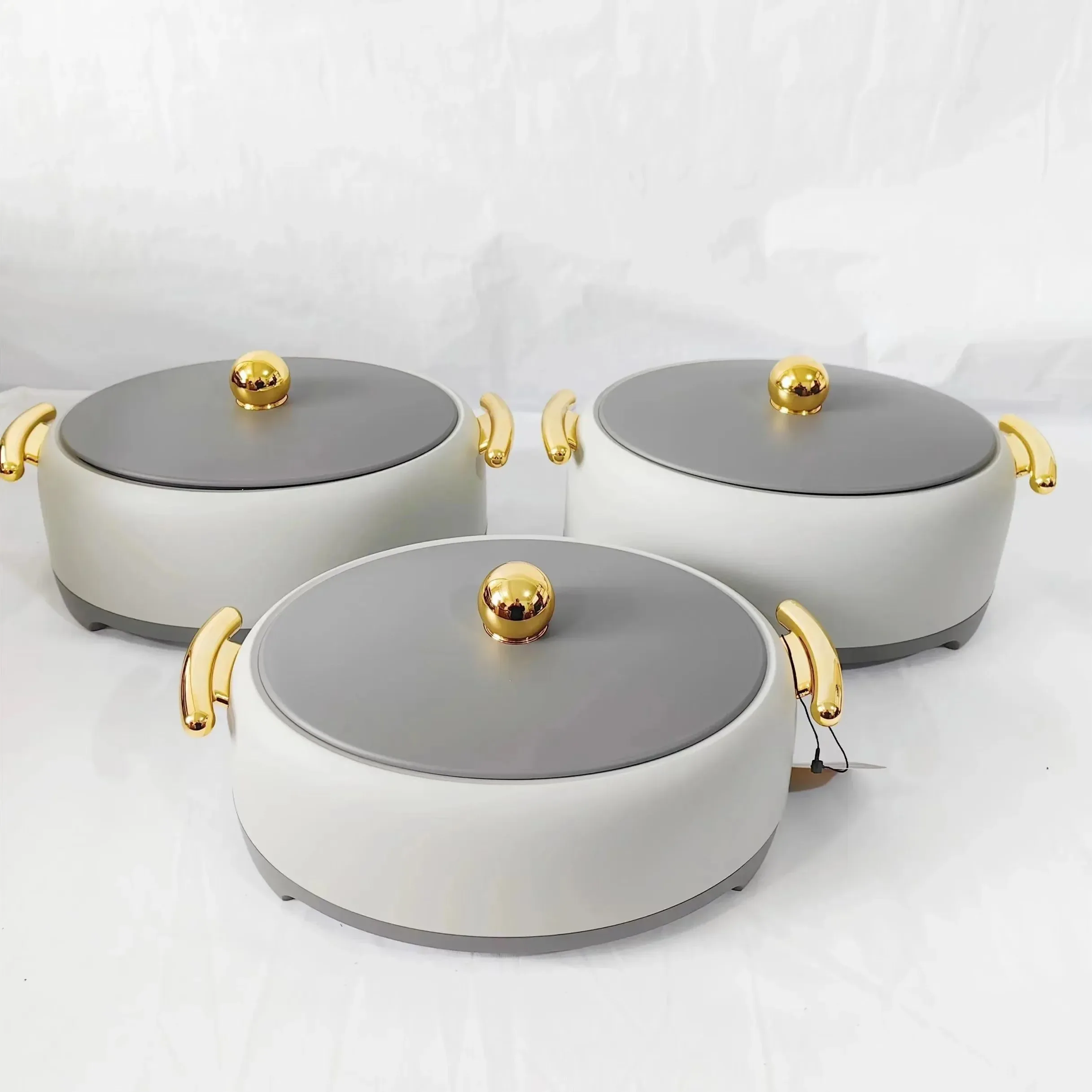 Durable Juego de 3 loncheras térmicas con aislamiento calentador de alimentos de gran capacidad 2 l 2 5 l y 3 l Reusable