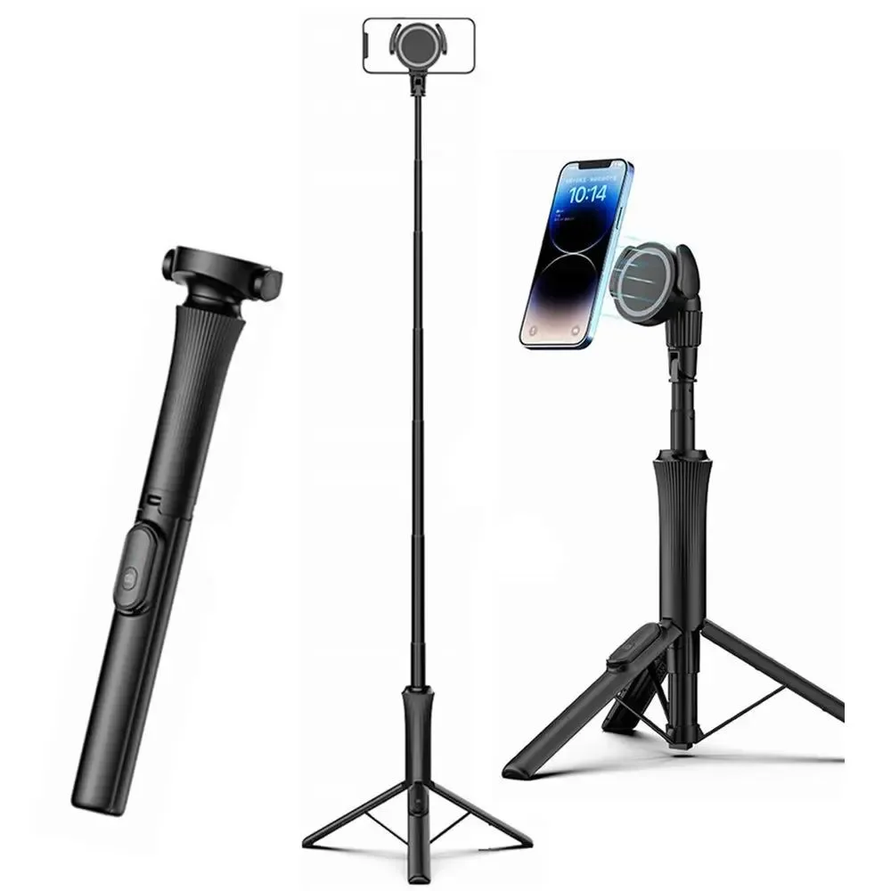 Quality Trípode magnético para selfies 2025 con control remoto extensible hasta 59 para MagSafe Prestigious