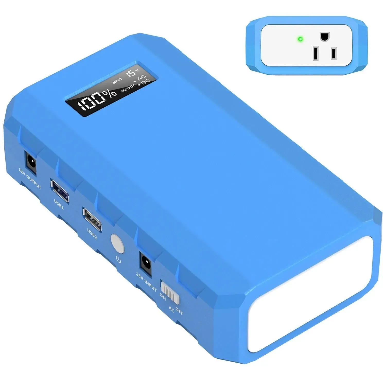Organic 88.8Wh Portable Power Station – 65W AC DC Outdoor Charger with Display Easy-to-Use