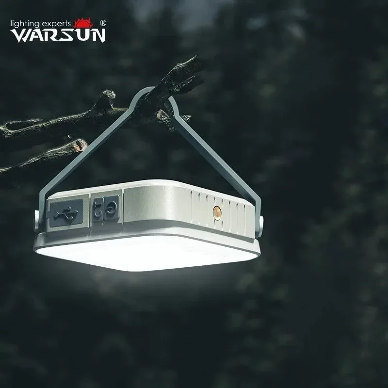 Responsible Rechargeable Camping Lantern with 800 Lumens Dual White Warm Light Portable Hanging LED Work Light Professional