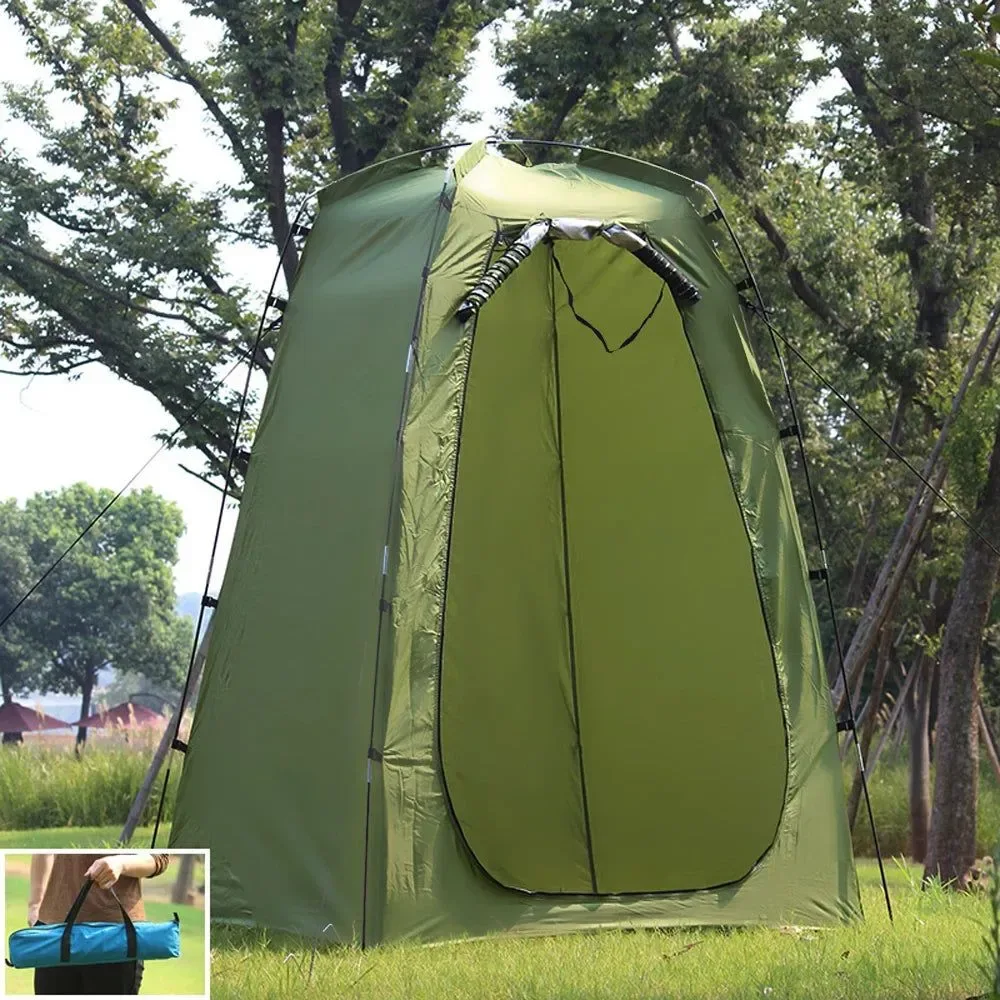 Easy-to-Use 6ft Pop-Up Privacy Tent Instant Shower Changing Room for Camping Beach Hiking Efficient