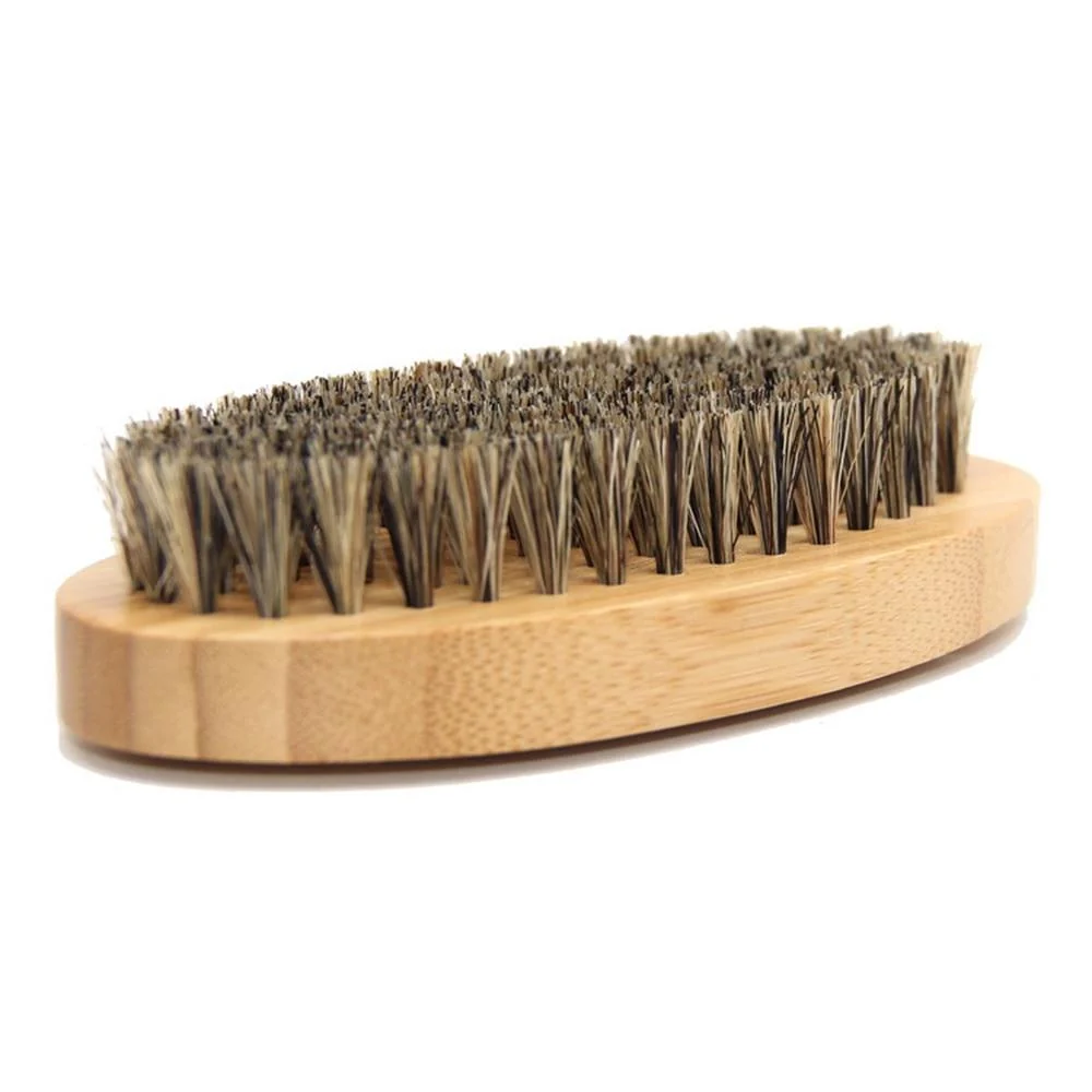 Stylish Bamboo Boar Bristle Beard Brush Expertly Made
