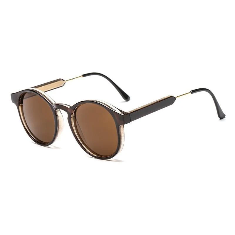 Crafted Claude Round Sunglasses Traditional