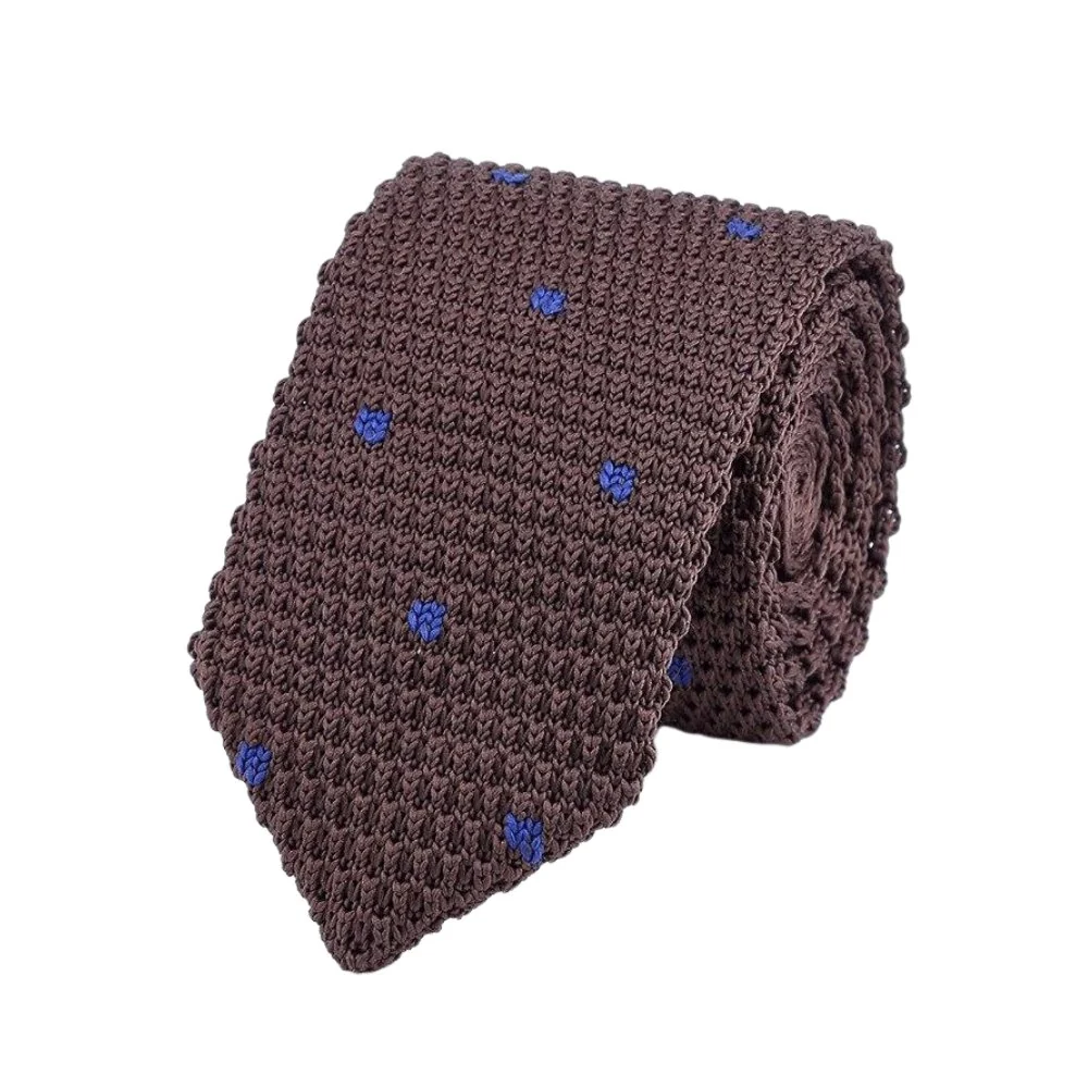 Professional Polka Dot Knitted Tie Quality