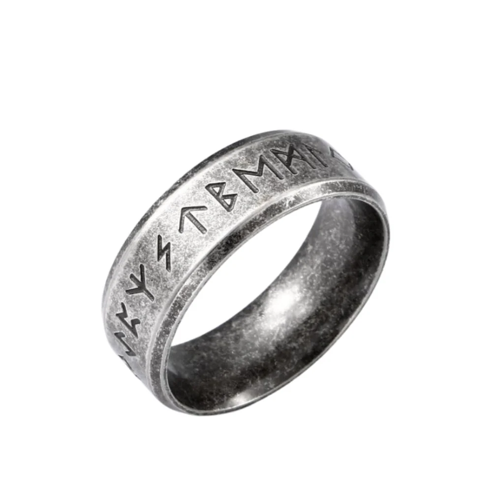 Practical Odin Viking Rune Ring Pure