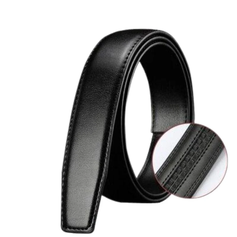 Comfortable Benedetto Formal Leather Strap For Automatic Belt Buckle Top-Quality