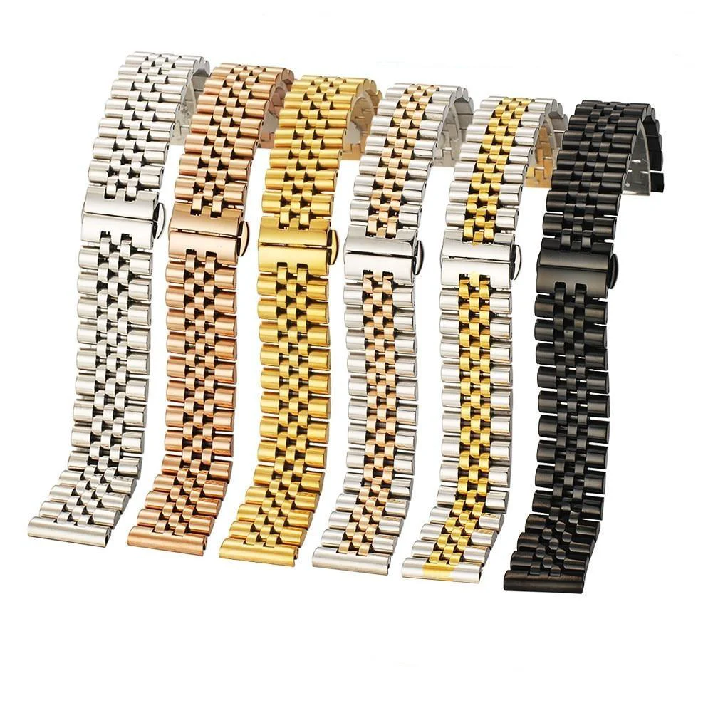 Dependable Jules 316L Stainless Steel Jubilee Bracelet With Butterfly Clasp Premium Material