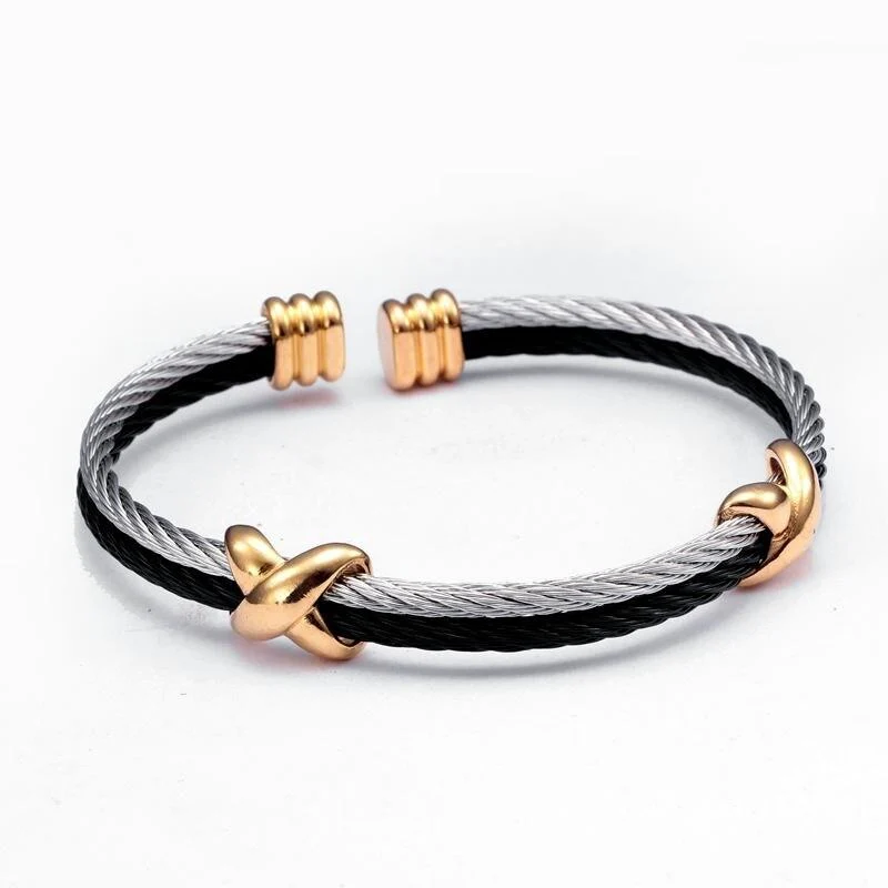 Durable Samuel Stainless Steel Cuff Braclet Optimized