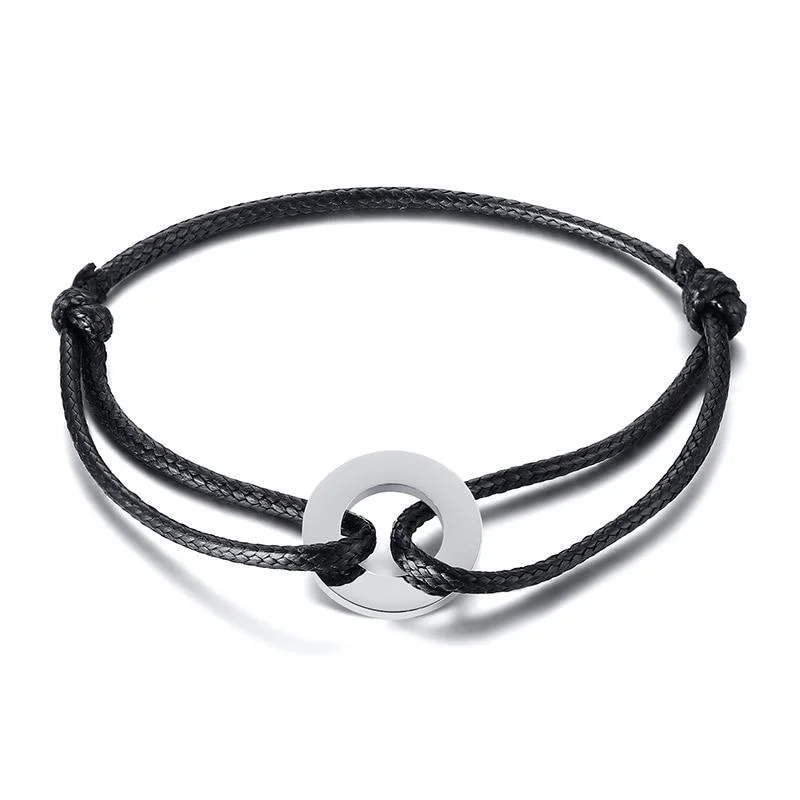 Smart Circle Minimalist Rope Bracelet Anklet Elegant