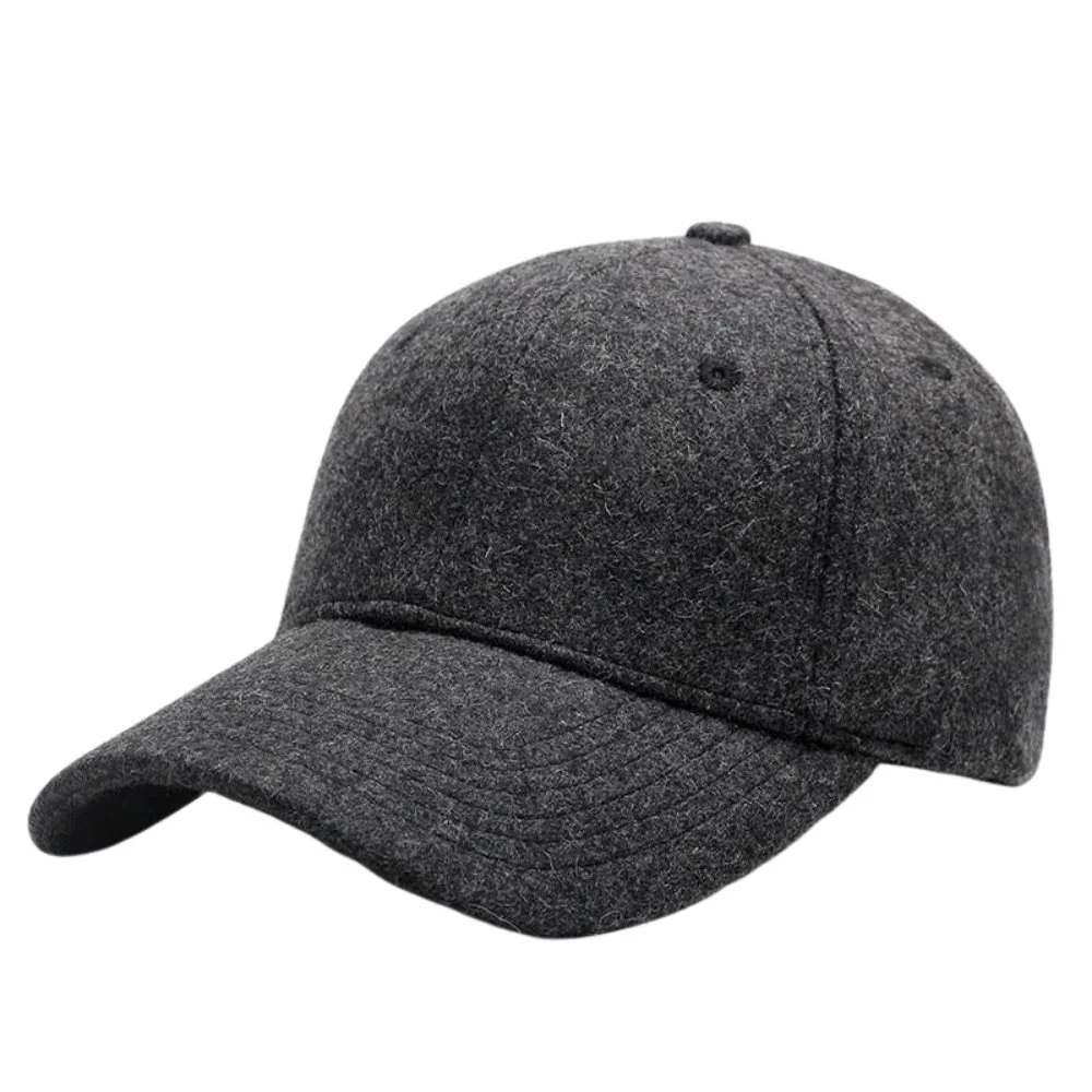 Efficient Gorra de béisbol de lana maciza Minimalist