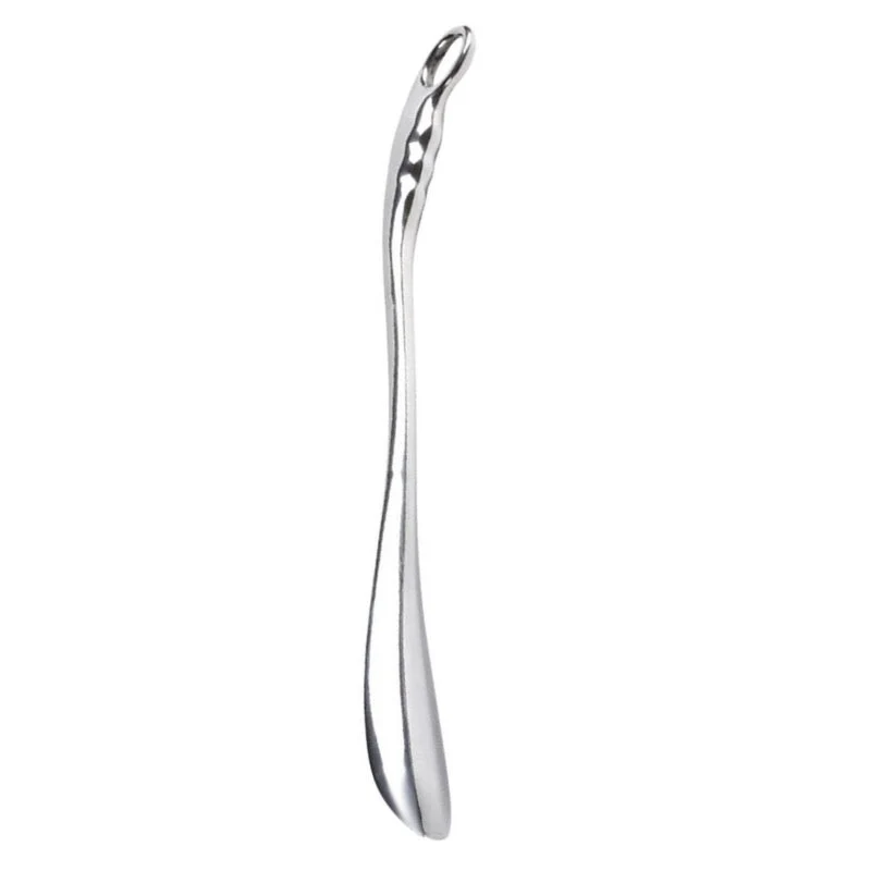 Convenient Calzador de lujo de metal macizo plateado High-Quality
