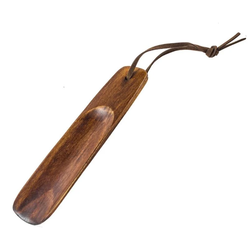 Refined Calzador Portátil de Madera Holandesa de Mango Corto Durable