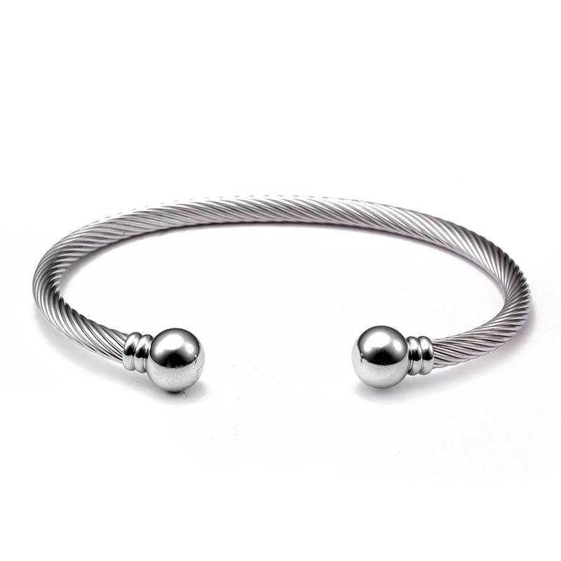 Superior Mikael Pulsera de acero inoxidable Detailed