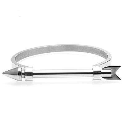 High-End Pulsera de acero inoxidable Arrow Proven