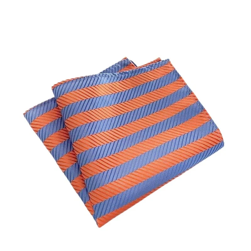 Specialty Pañuelo de bolsillo de sarga de seda a rayas Certified