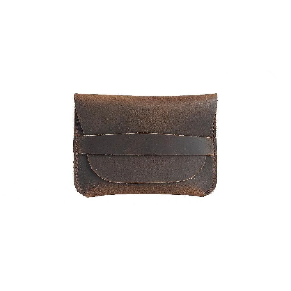 Effective Rodrigo Tarjetero de piel Vintage Crazy Horse Sustainable
